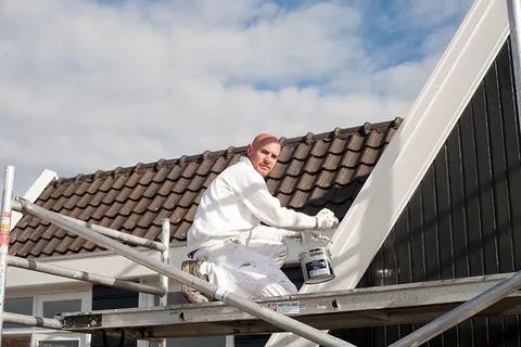 Gehele buitenschilderwerk woning Krommeniedijk Gehele buitenschilderwerk woning Krommeniedijk