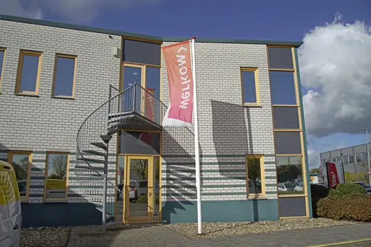 Voor - Bedrijfspand Werkom (Einsteinstraat, Purmerend) Voor - Bedrijfspand Werkom (Einsteinstraat, Purmerend)