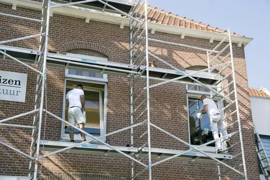 Buitenschilderwerk kantoorgebouw Kuijs Reinder Kakes (Westzijde, Zaandam) - foto 4 Buitenschilderwerk kantoorgebouw Kuijs Reinder Kakes (Westzijde, Zaandam) - foto 4